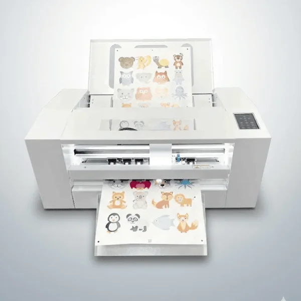 Máy cắt bế lên giấy tự động T350 (2 đầu cấn và cắt, máy làm hộp, máy cắt thiệp).