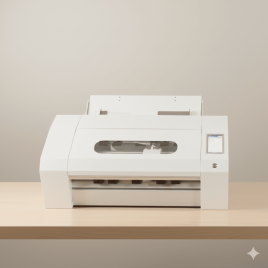 Máy cắt bế decal lên giấy tự động K350